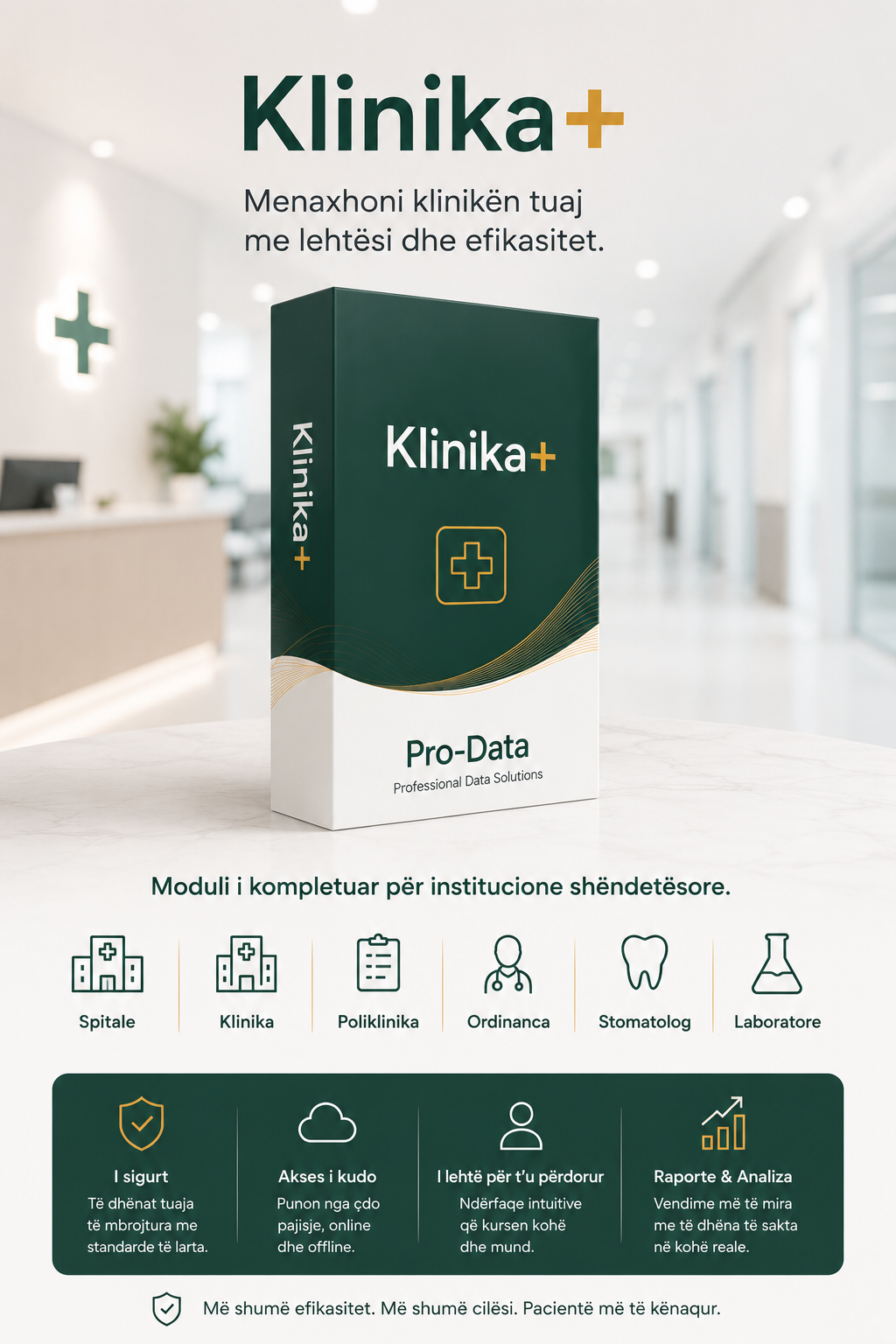 Klinika+ Management System Interface