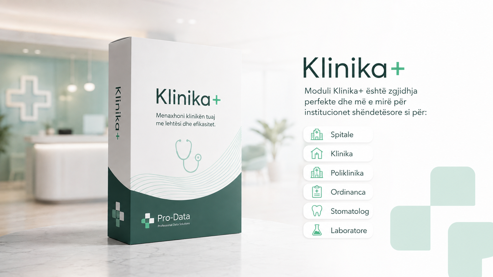 Klinika+ Management System Interface