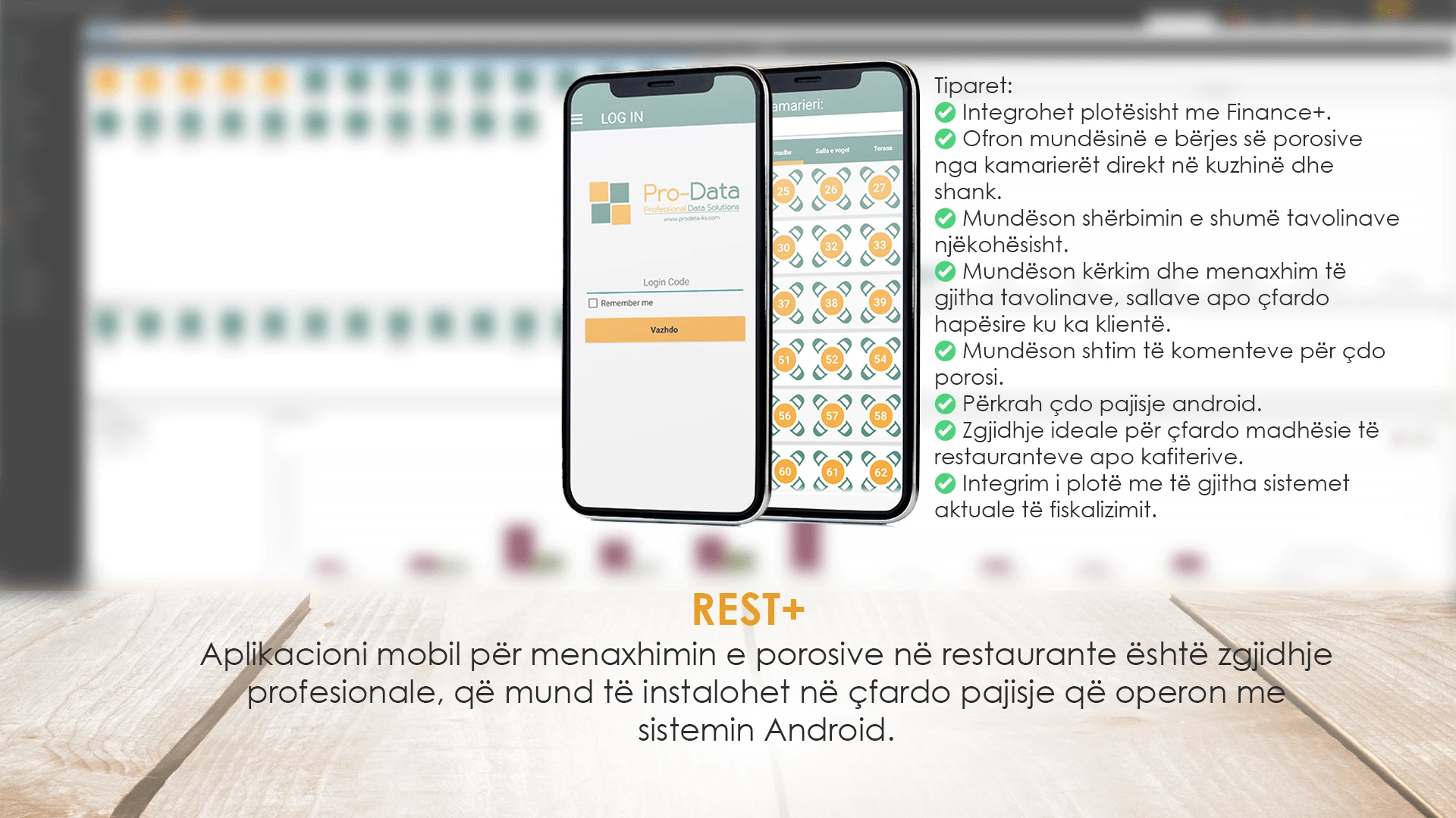 Restaurant Landscape - Kontroll vizual i plotë i restorantit